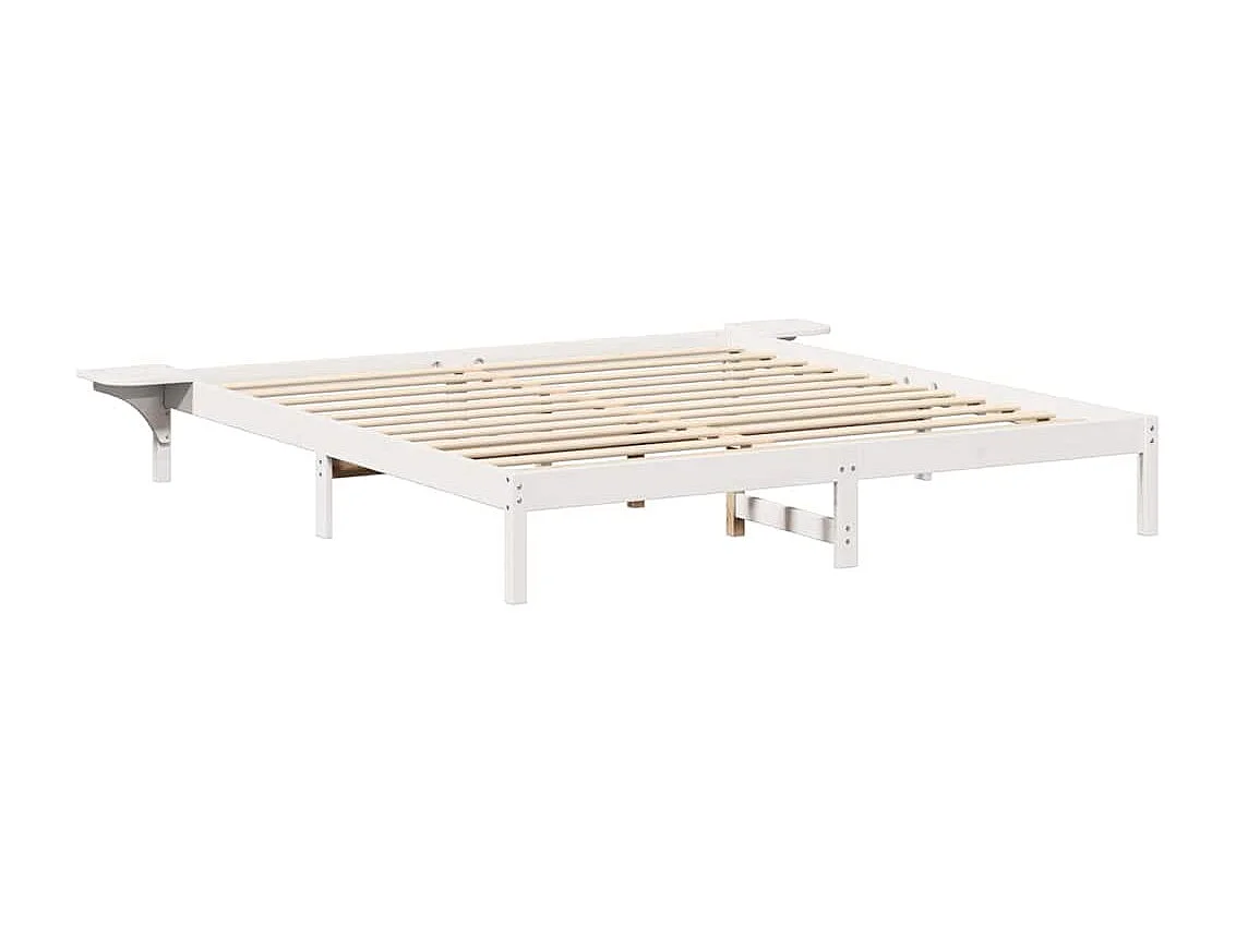 Estructura de cama blanca 180 x 200 cm Blanco