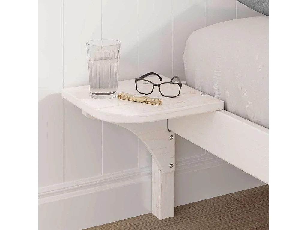 Estructura de cama blanca 180 x 200 cm Blanco