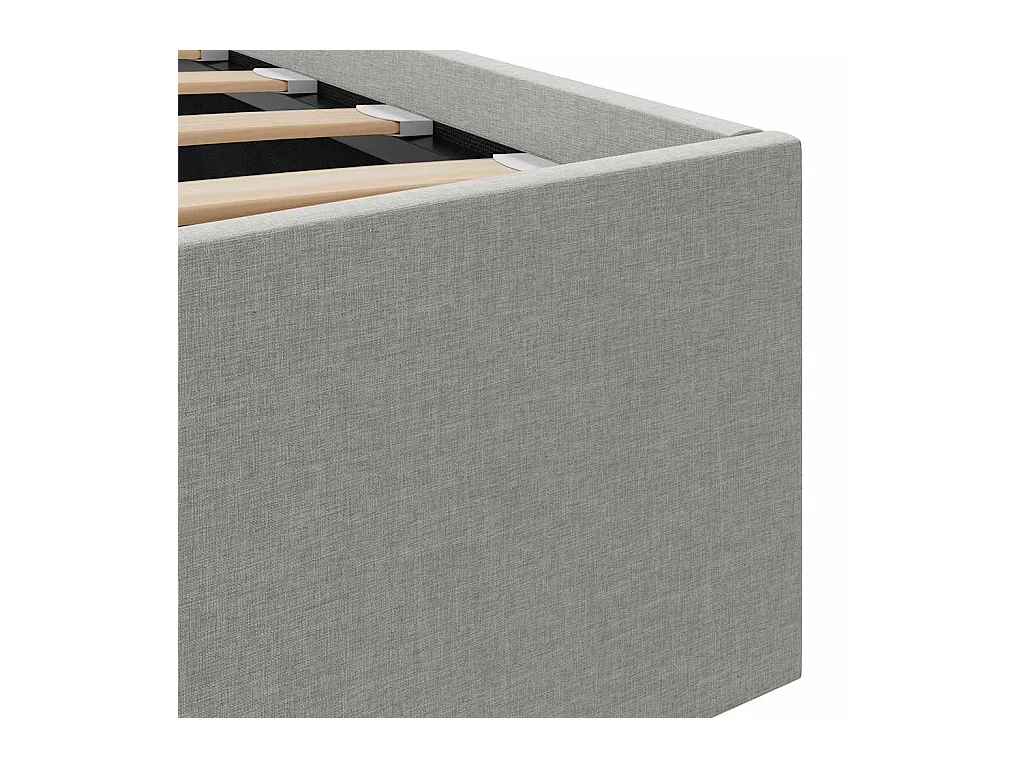 Hydraulischer Bettrahmen mit Stauraum ohne Matratze 140x200 cm