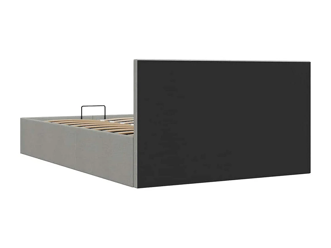 Hydraulischer Bettrahmen mit Stauraum ohne Matratze 140x200 cm