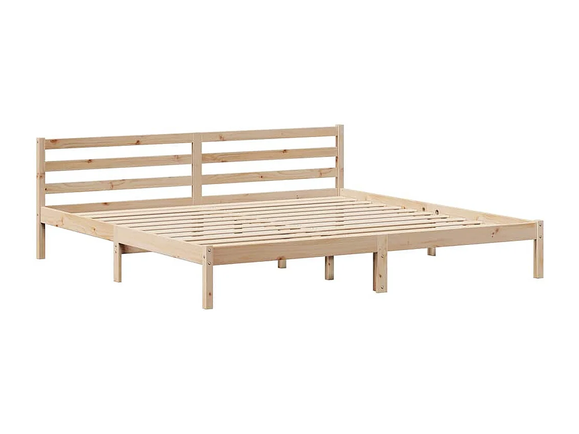 Bedframe zonder matras 200x200 cm massief grenenhout