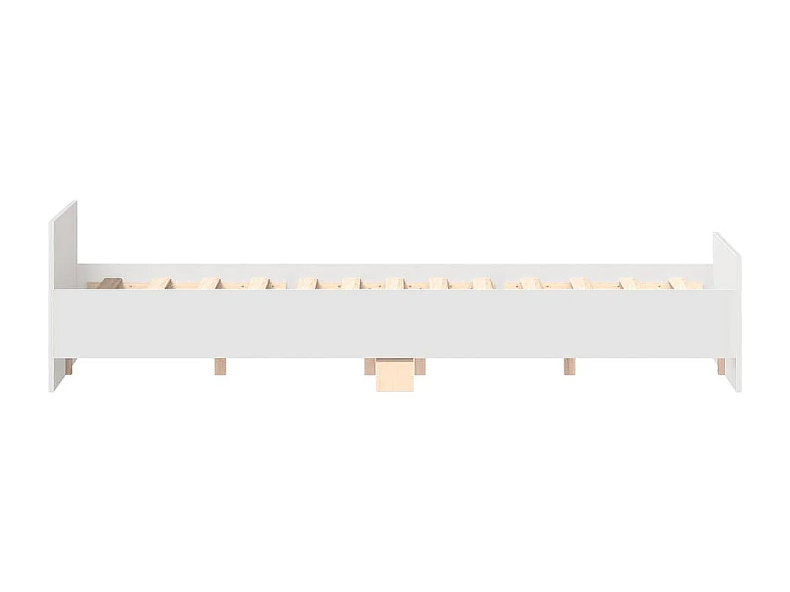 Struttura letto senza materasso bianco 140x200 cm