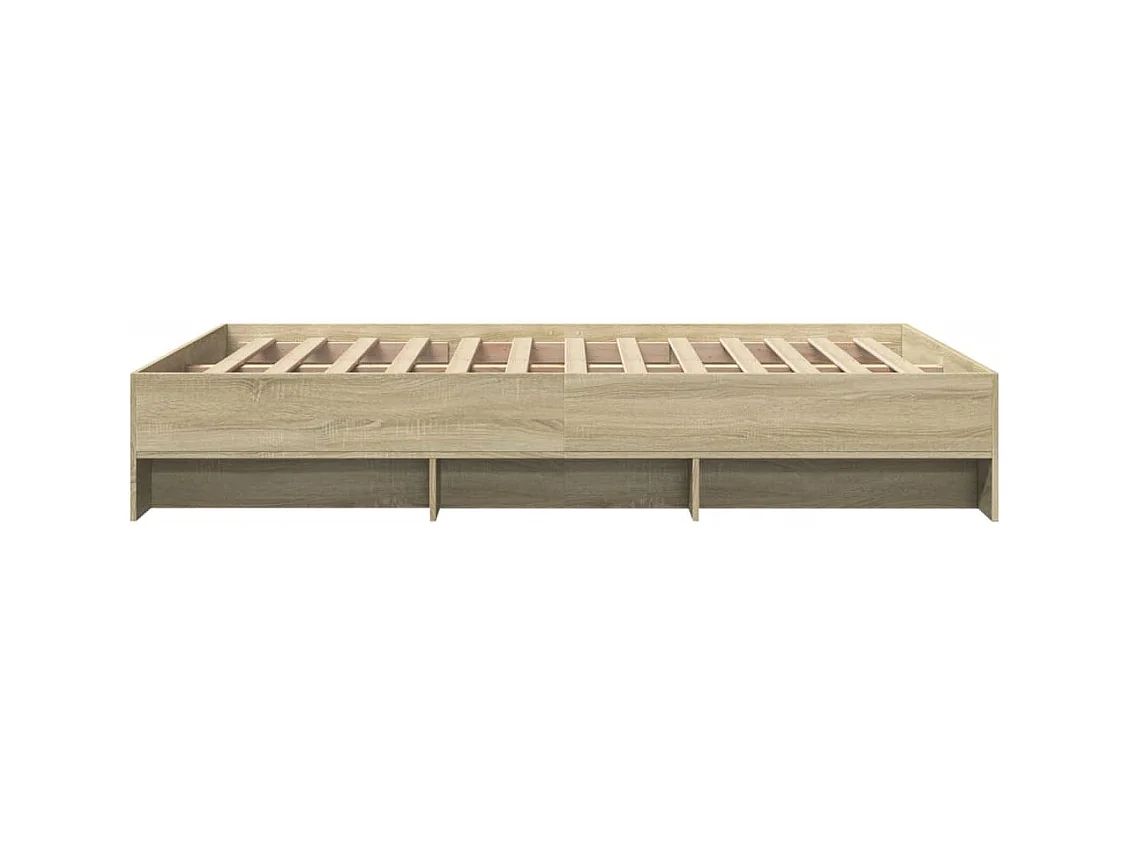 Bedframe zonder matras Sonoma eiken 140x200 cm
