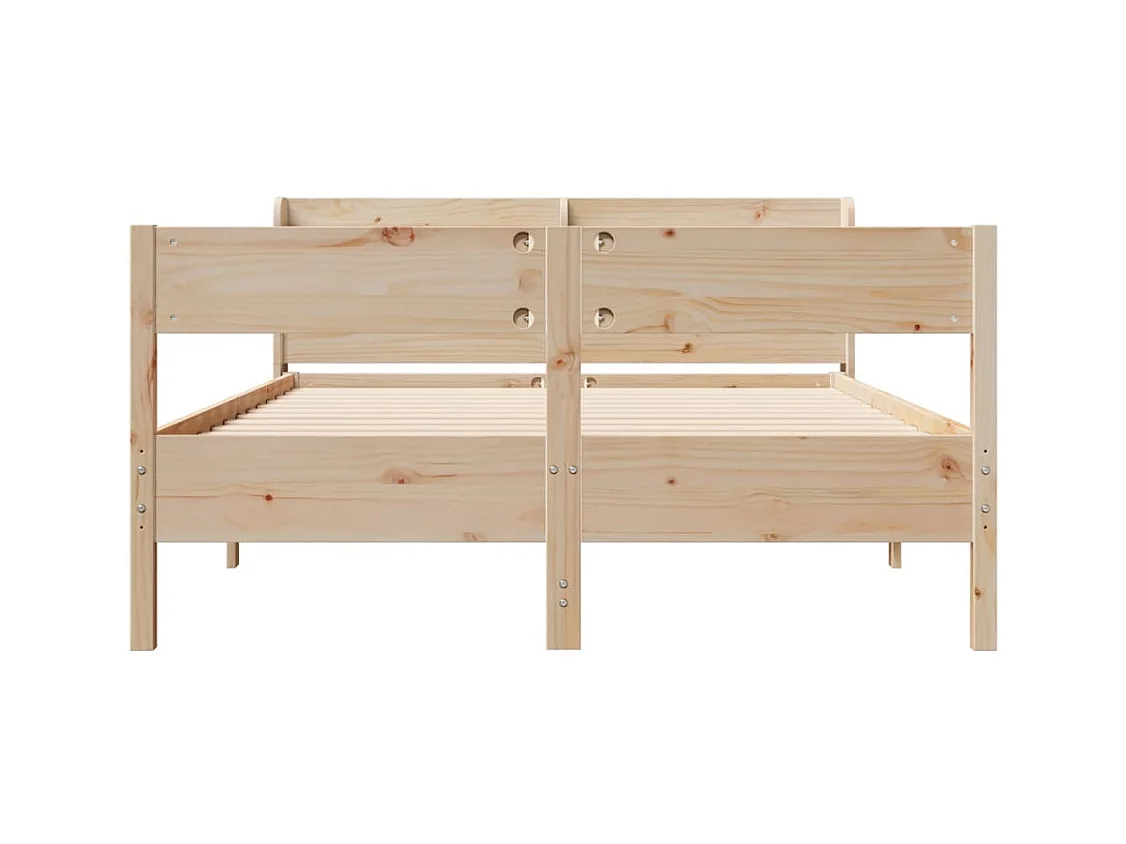 Bedframe zonder matras 160x200 cm massief grenenhout