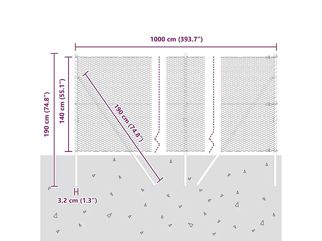 Lattenbodem met matras Zwart 90x200 cm Stof