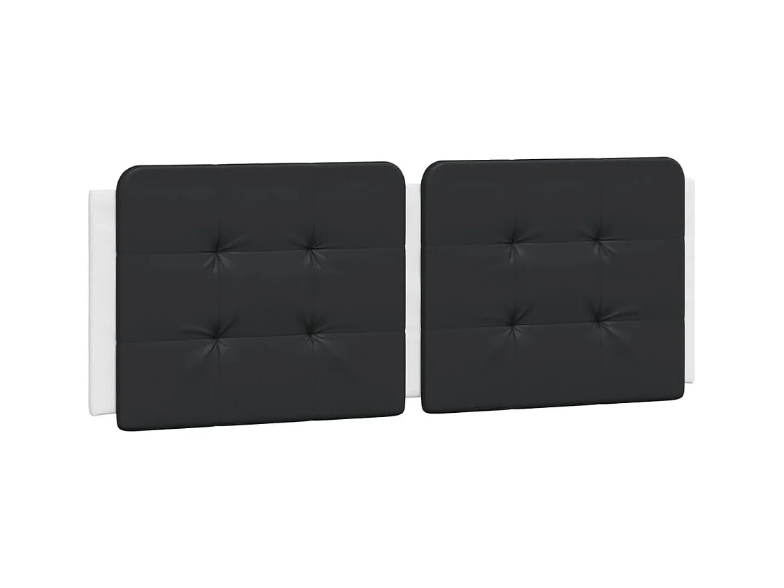 Bedframe met LED zonder matras wit en zwart 120x200 cm