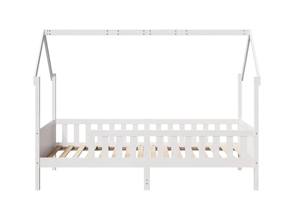 Kinderbedframe huisvorm zonder matras grenen
