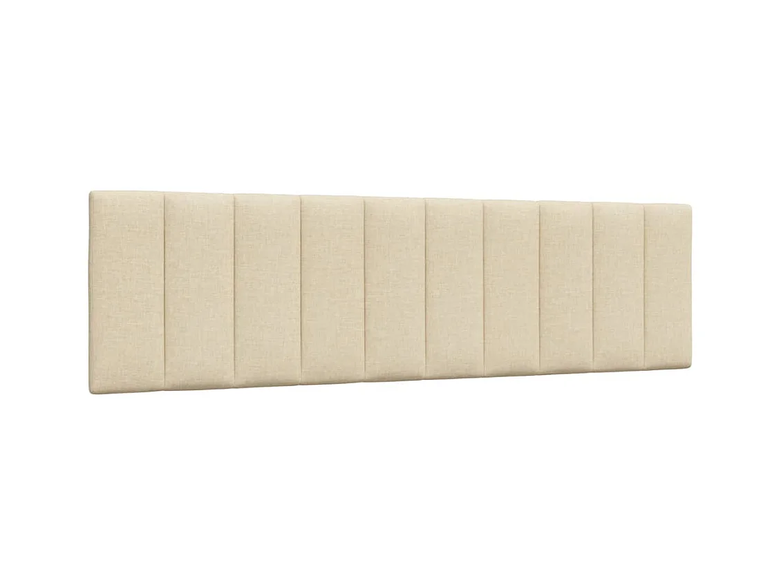 Bedframe zonder matras crème 180x200 cm stof