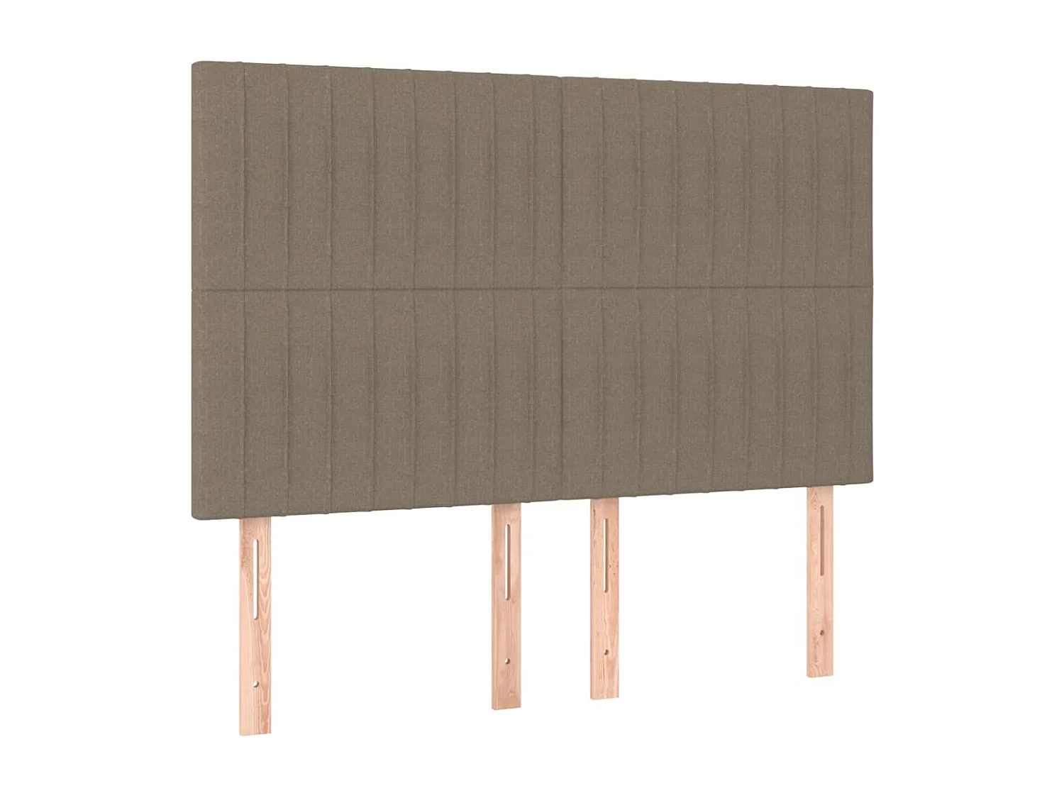 Bedframe zonder matras taupe 140x200 cm stof