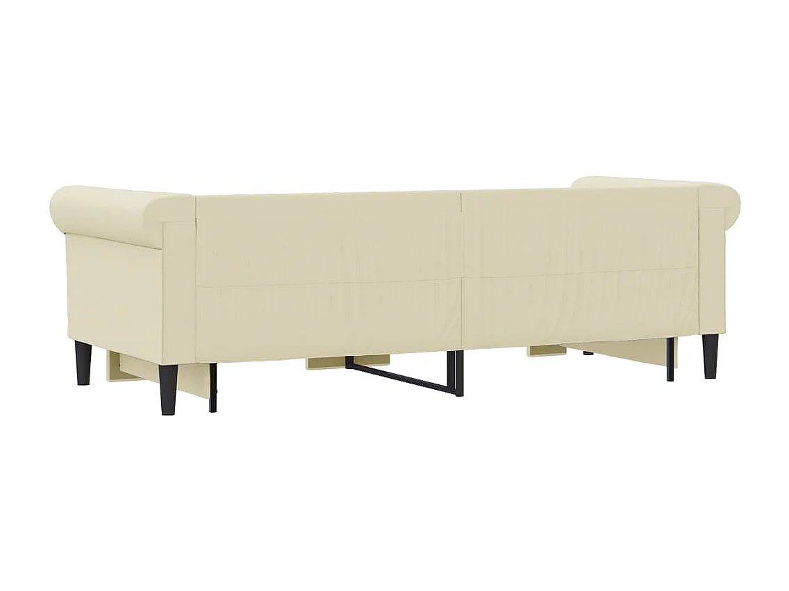 Dagbed met onderschuifbed zonder crème matras 90x200 cm