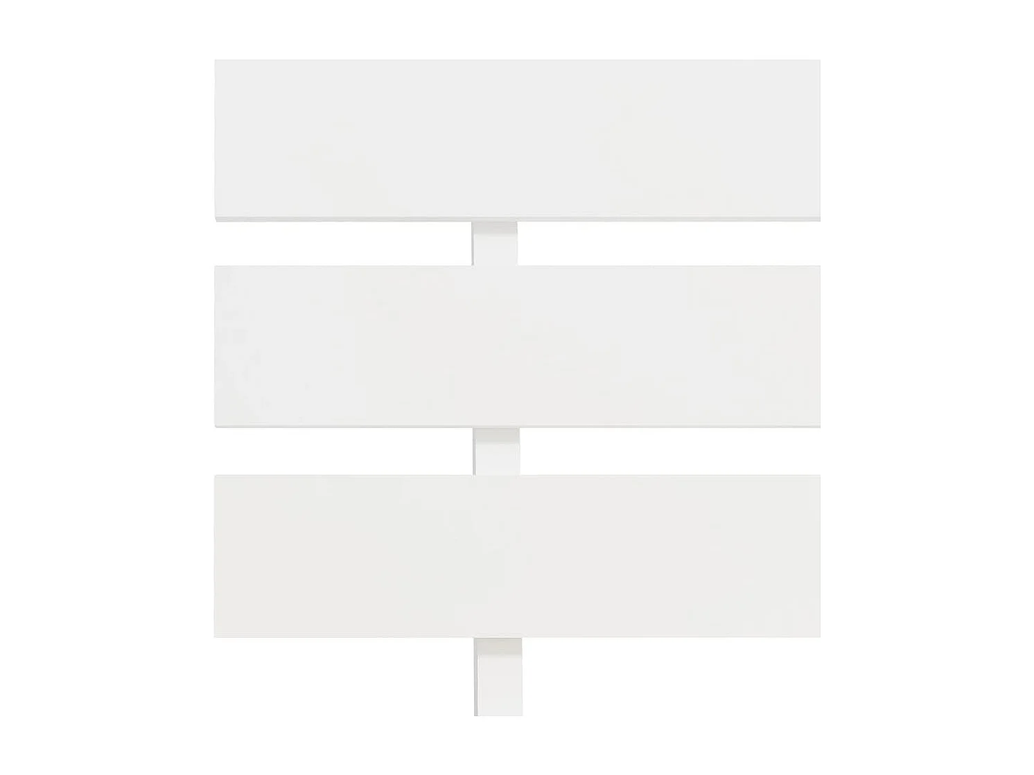 Bedframe zonder matras wit massief grenenhout 120x200 cm