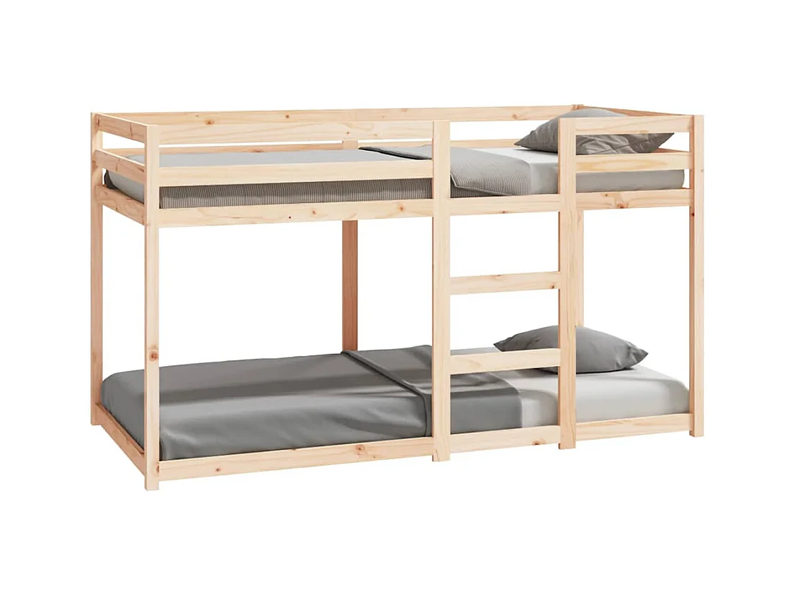 Litera sin colchón 90x190 cm madera maciza de pino