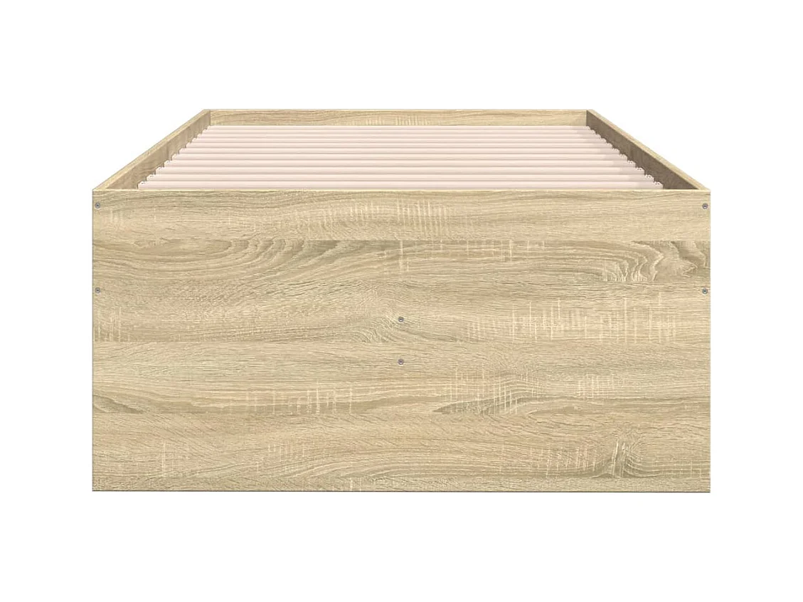 Cama de día con cajones sin colchón roble sonoma 100x200 cm