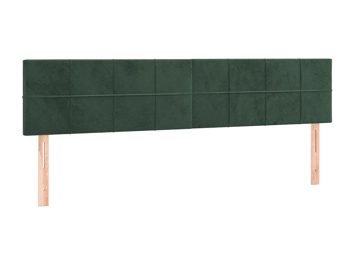 Estructura de cama verde oscuro sin colchón 120x190 cm terciopelo