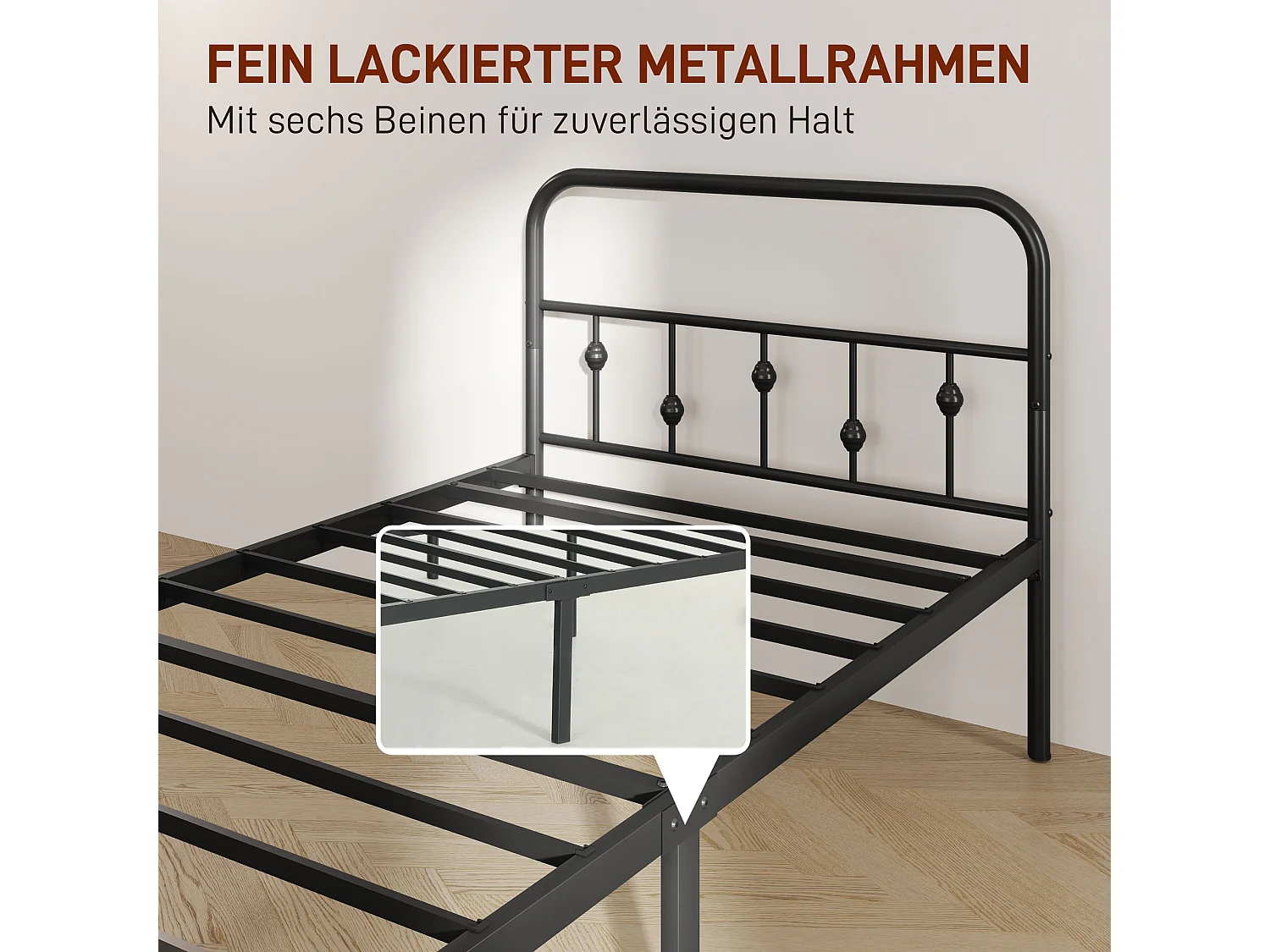 Cama plegable de metal, diseño práctico, color negro (206,9 x 91,8 x 82,5 cm)
