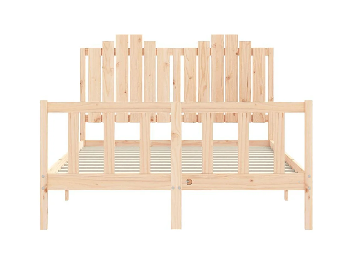 Bedframe zonder matras 140x200 cm massief grenenhout