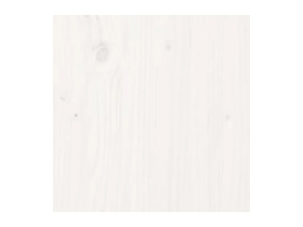 Bedframe zonder matras wit 200x200 cm massief hout