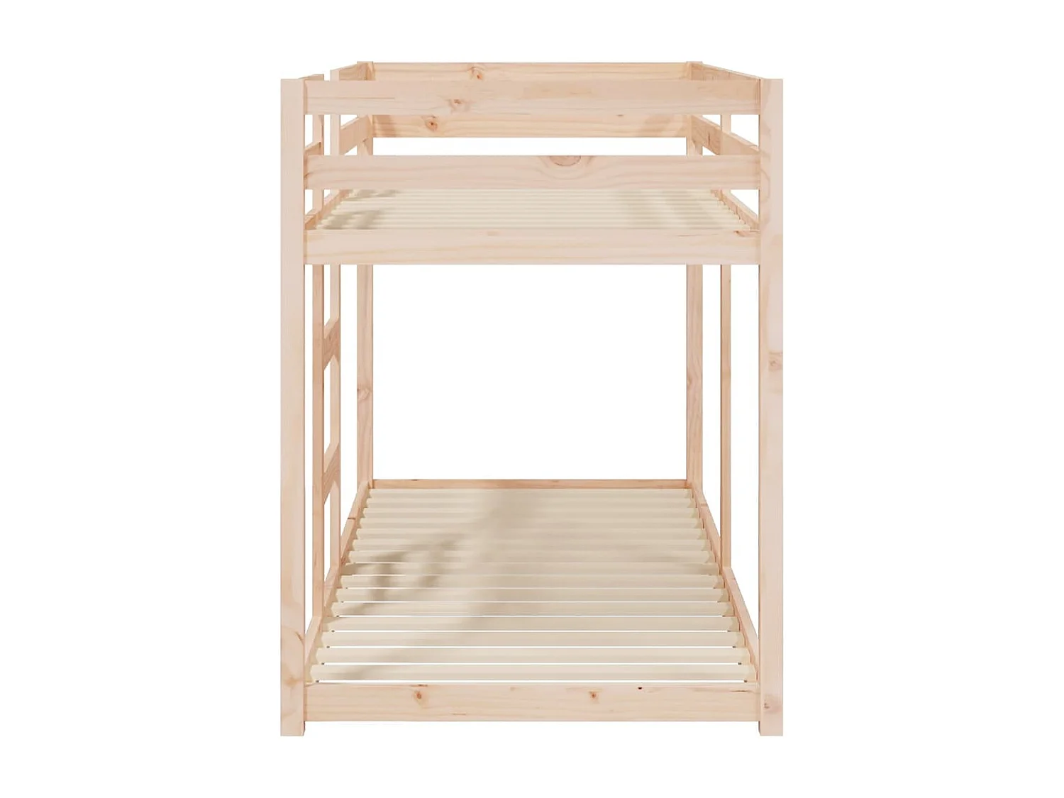 Litera sin colchón 80x200 cm madera maciza de pino