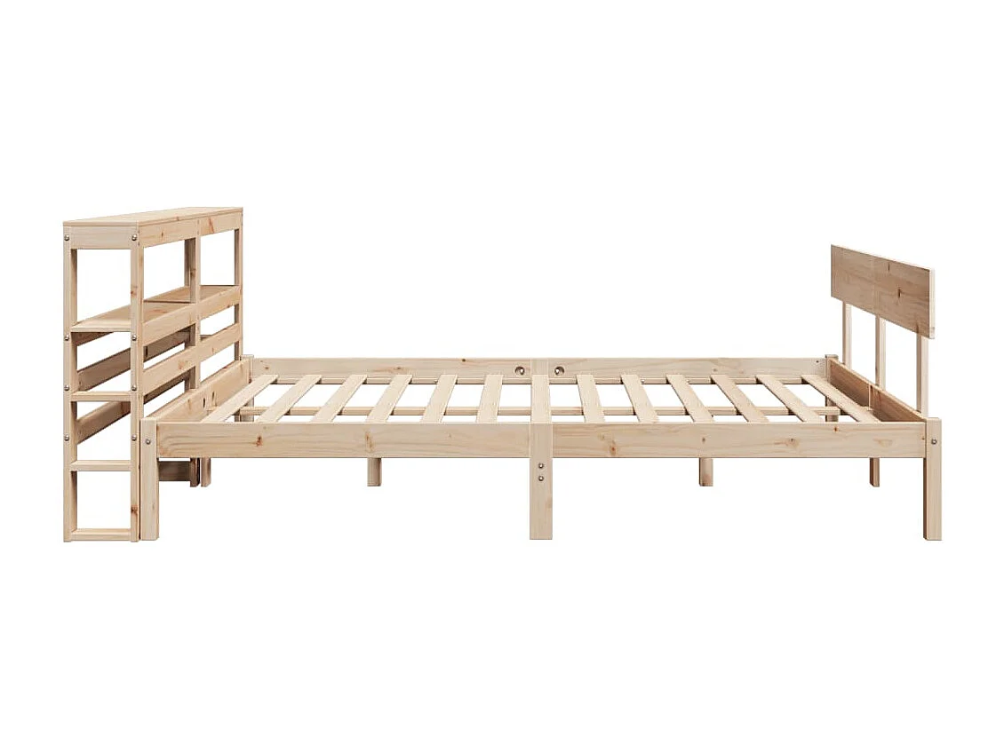 Cadre de lit sans matelas 120x200 cm bois de pin massif