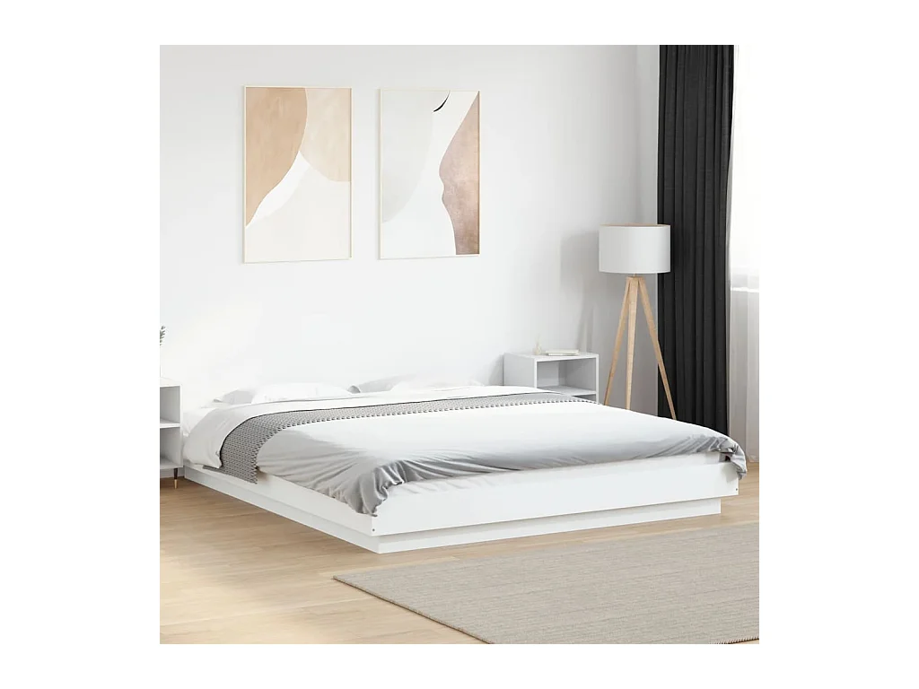 Bedframe zonder matras wit 160x200 cm
