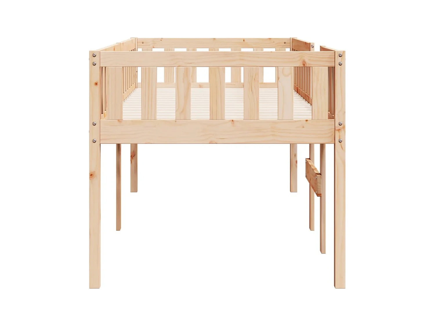 Lit pour enfants sans matelas 75x190 cm bois de pin massif