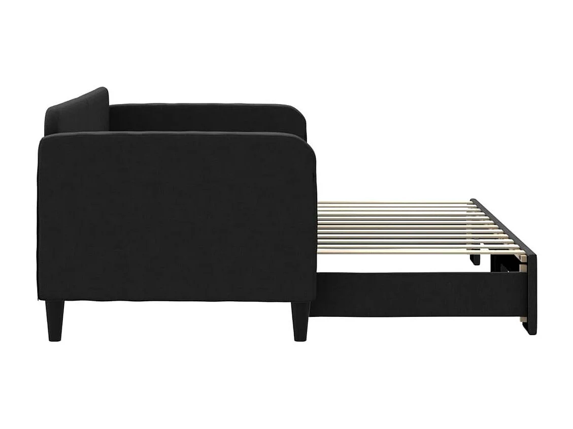 Tagesbett mit Ausziehbett ohne Matratze 80x200 cm