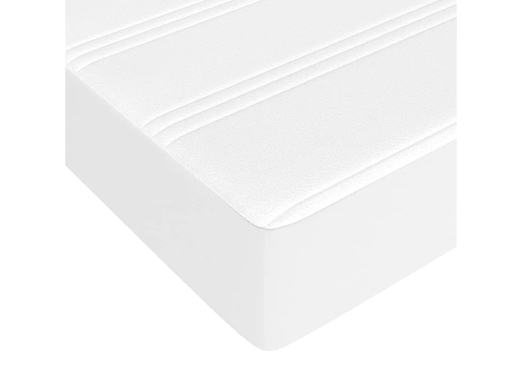 Somier de láminas con colchón Blanco 90x200 cm Polipiel