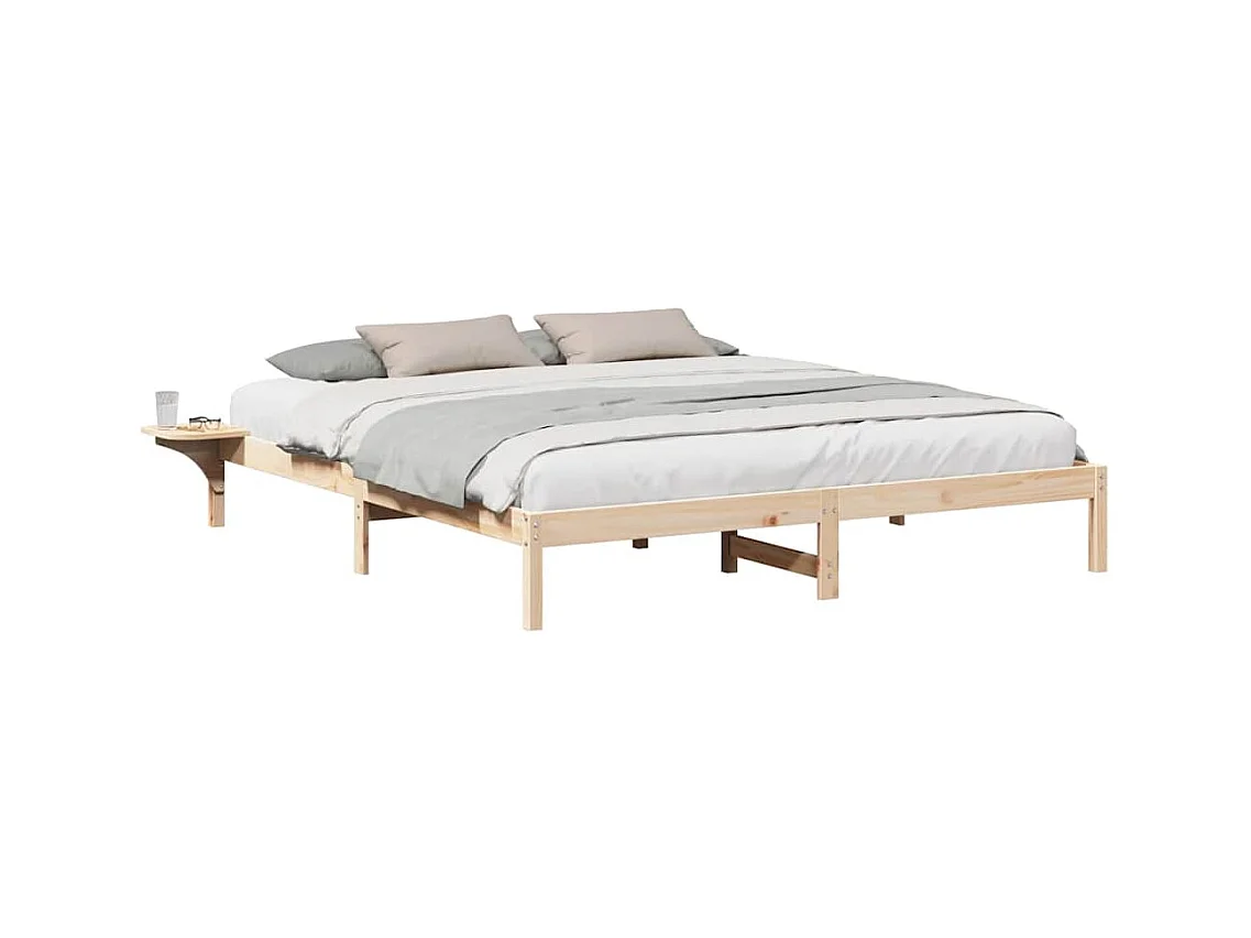 Struttura letto marrone 180 x 200 cm Marrone