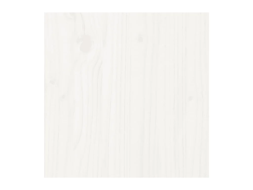 Bettgestell ohne Matratze weiß Massivholz Kiefer 140x200 cm