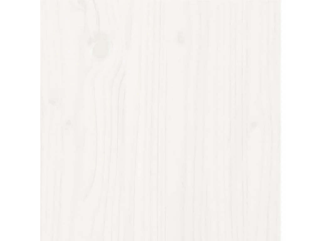 Cadre de lit sans matelas blanc bois de pin massif 140x200 cm