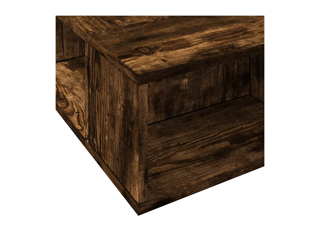 Bedframe zonder matras gerookt eiken 100x200 cm