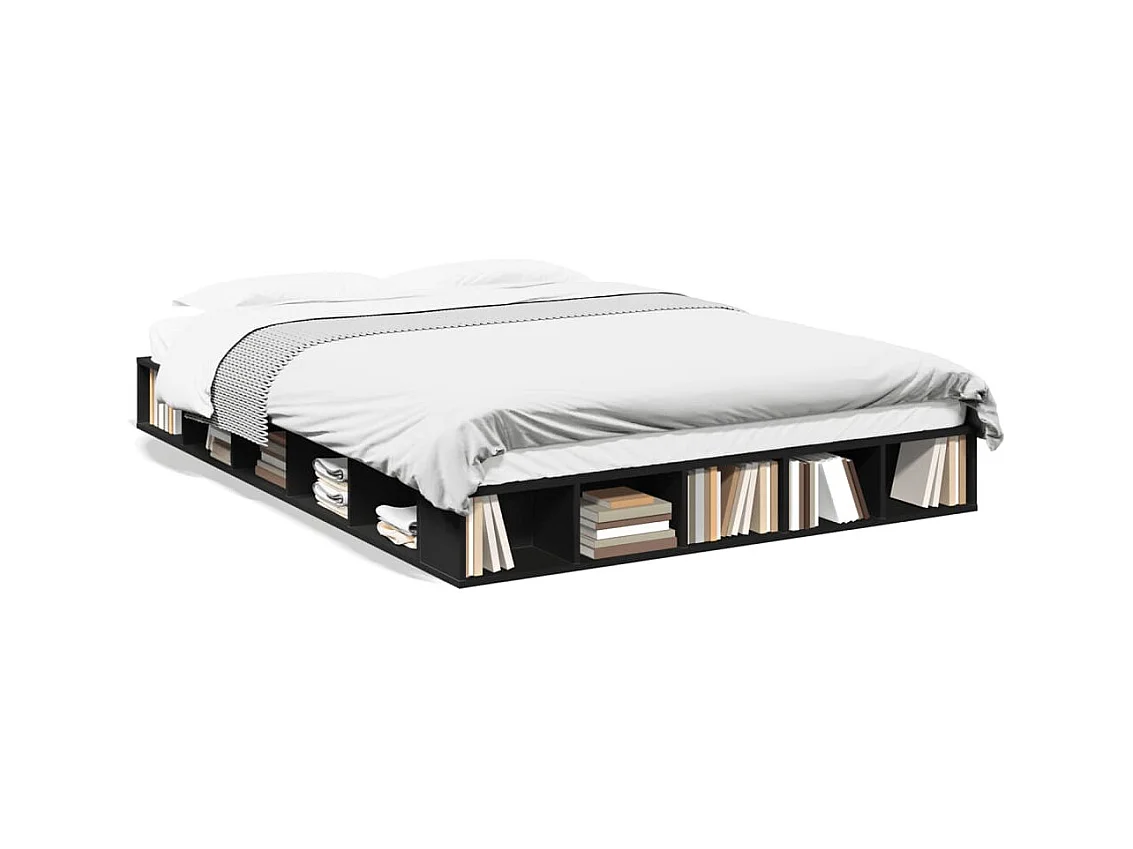 Bedframe zonder matras zwart 160x200 cm