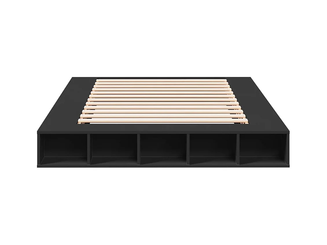 Bedframe zonder matras zwart 160x200 cm