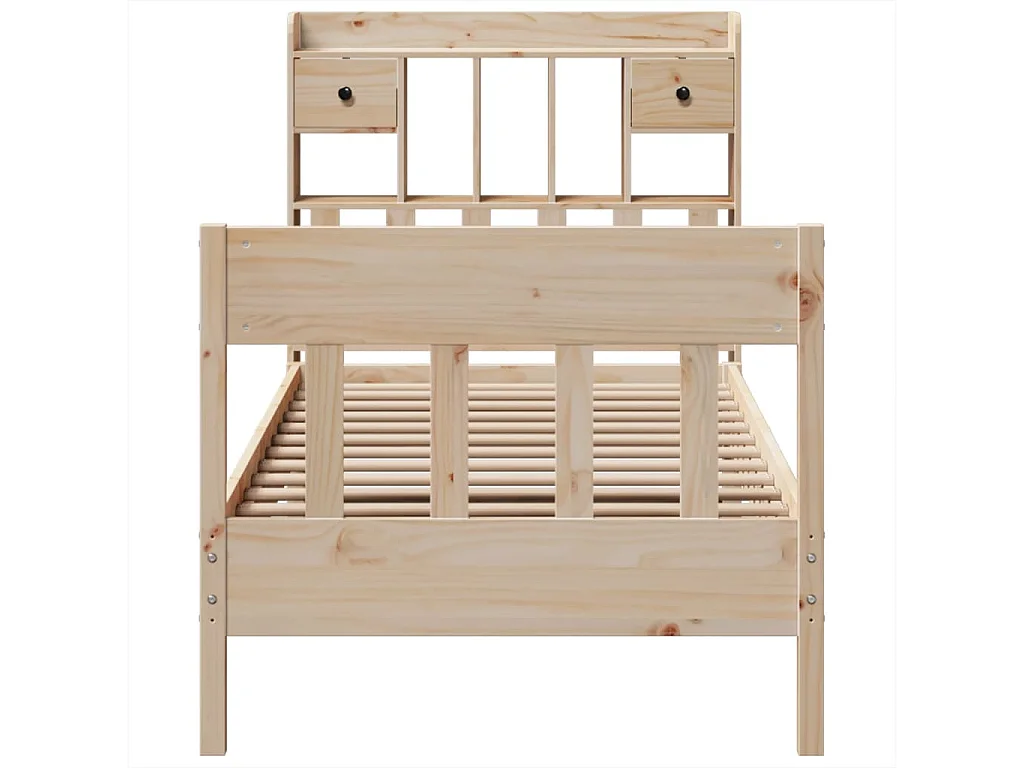 Struttura letto senza materasso 90x200 cm in legno massello di pino