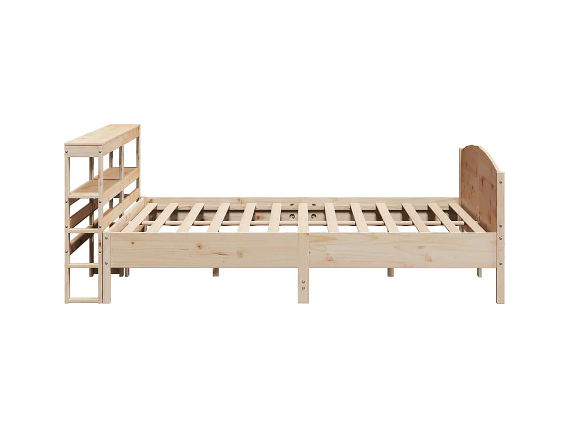 Cadre de lit sans matelas 180x200 cm bois massif de pin