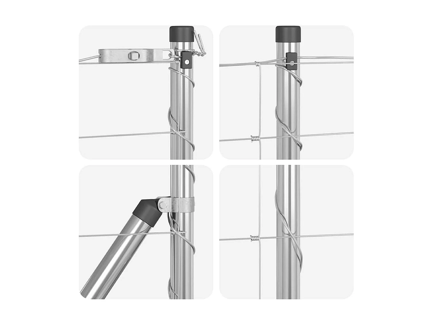 Bedframe zonder matras zwart massief hout 200x200 cm