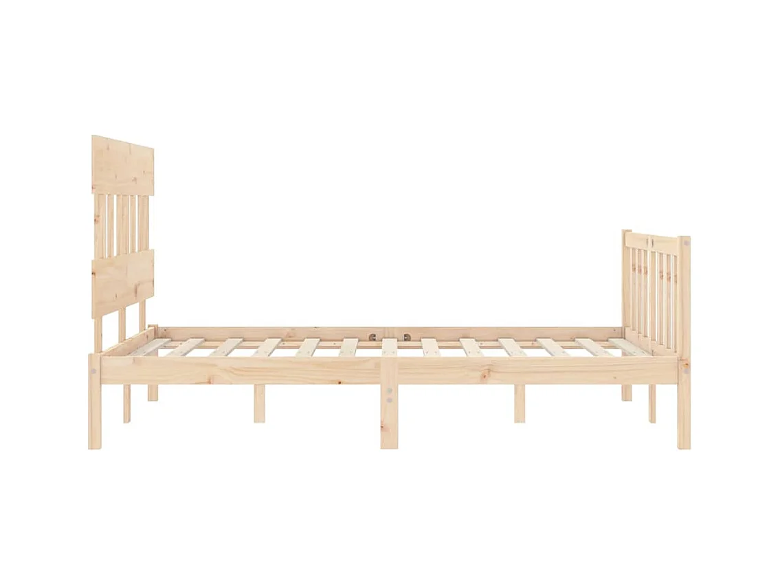 Bedframe zonder matras 140x190 cm massief grenenhout