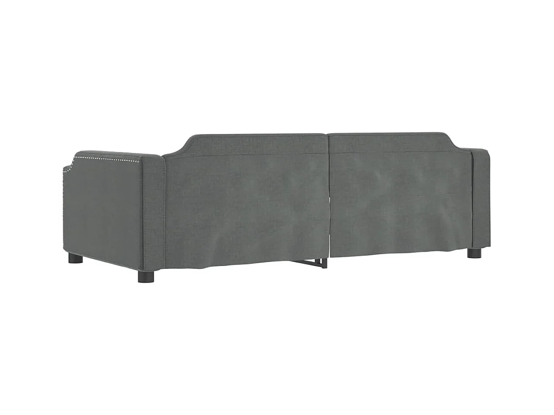 Divano letto con rotelle e cassetti senza materasso 90x200 cm
