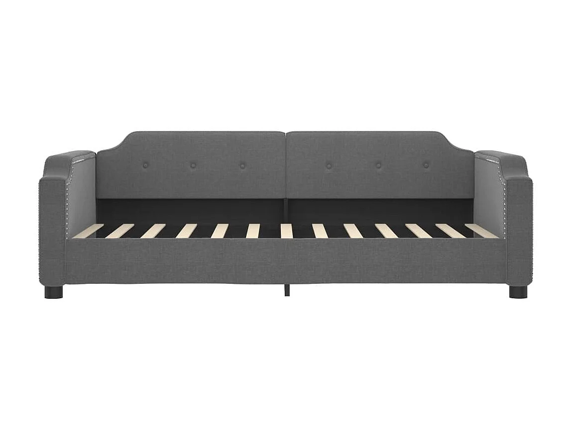 Lit de jour avec gigogne et tiroirs sans matelas 90x200 cm