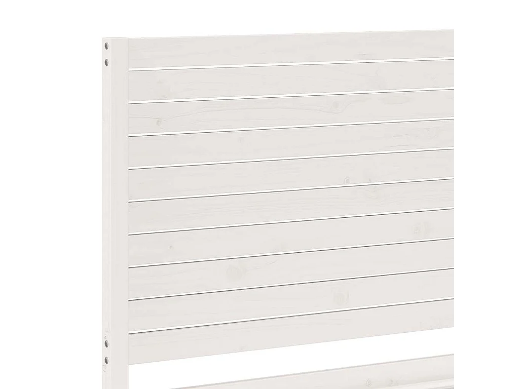 Cadre de lit extra long sans matelas 140x220 cm bois massif