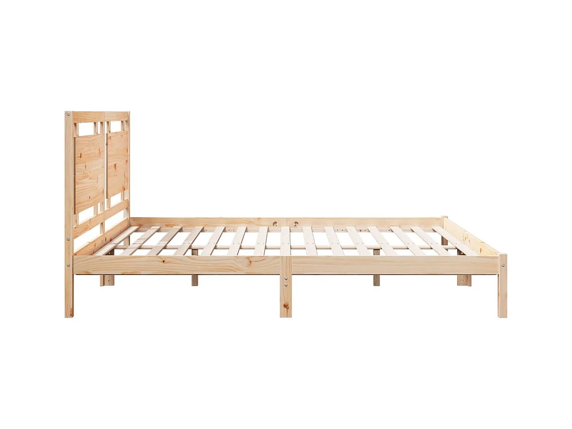 Extra lang bedframe zonder matras 200x220 cm massief hout