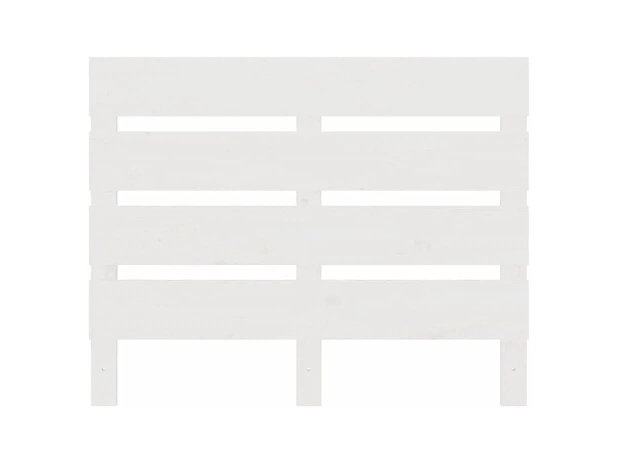 Cadre de lit Blanc 90x190 cm Bois de pin massif Simple