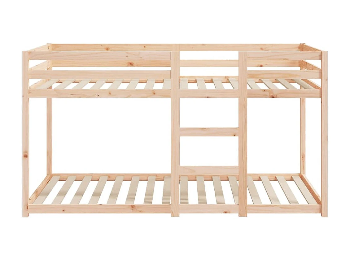 Litera sin colchón 90x200 cm madera maciza de pino