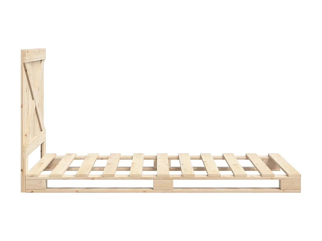 Bedframe zonder matras met hoofdbord 90x200 cm