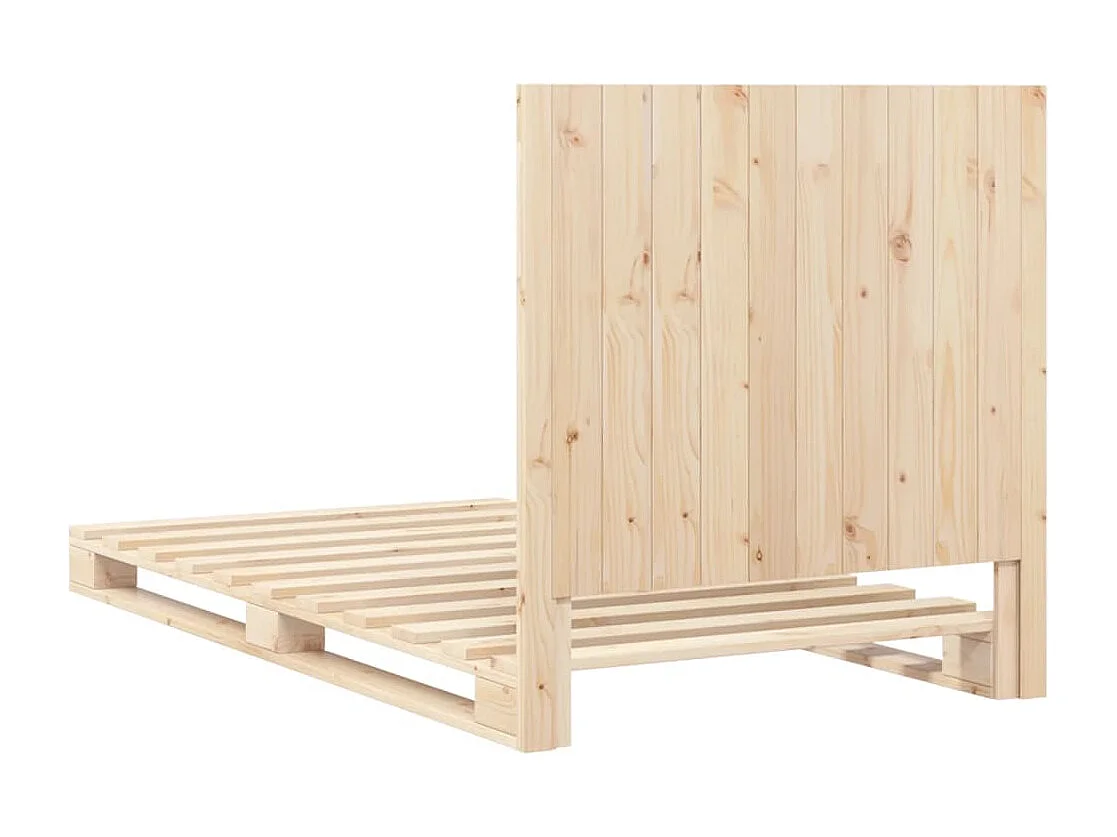 Bettgestell ohne Matratze mit Kopfteil 100x200 cm