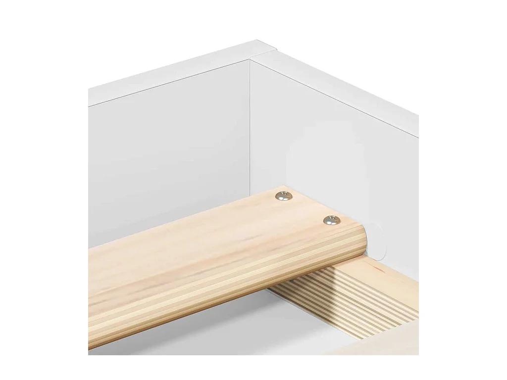 Bedframe zonder matras wit 135x190 cm