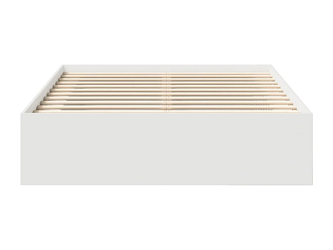 Struttura letto senza materasso bianco 135x190 cm