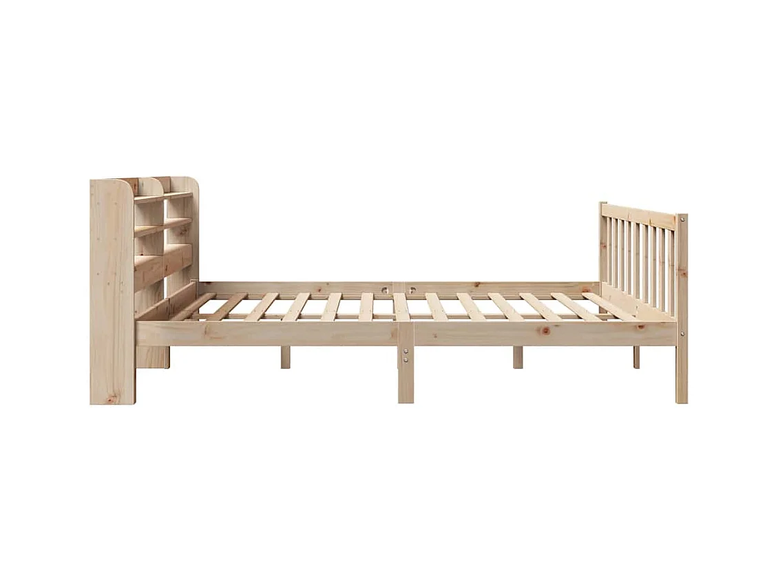 Struttura letto senza materasso 180x200 cm in legno massello di pino