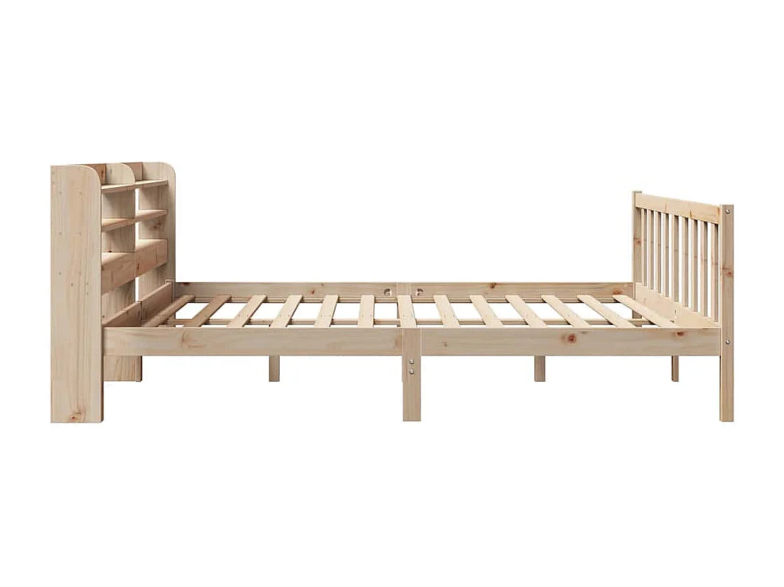 Cadre de lit sans matelas 180x200 cm bois massif de pin
