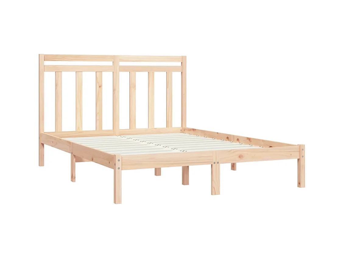 Struttura letto senza materasso 160x200 cm in legno massello